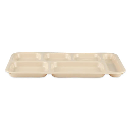 Khay Nhựa Hình Chữ Nhật GET TR-153-T 6 Ngăn, 36.8 x 25.4 cm, Be