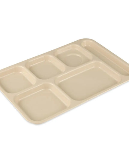 Khay Nhựa Hình Chữ Nhật GET TR-153-T 6 Ngăn, 36.8 x 25.4 cm, Be