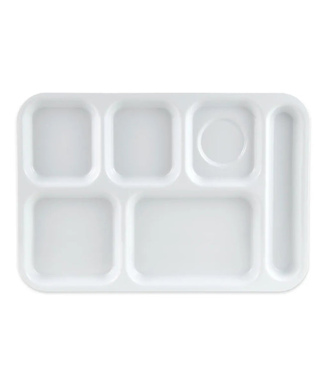 Khay Nhựa Hình Chữ Nhật GET TR-153-W 6 Ngăn, 36.8 x 25.4 cm, Trắng