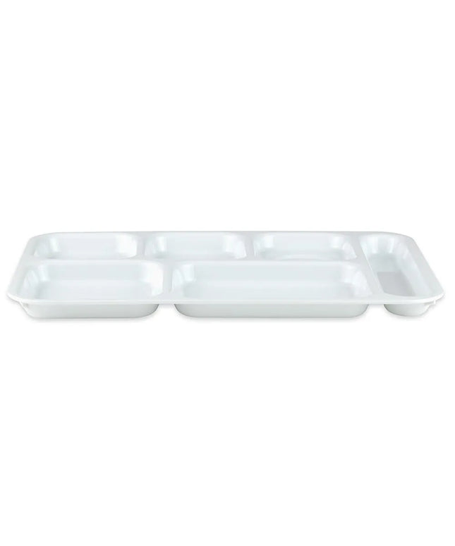 Khay Nhựa Hình Chữ Nhật GET TR-153-W 6 Ngăn, 36.8 x 25.4 cm, Trắng