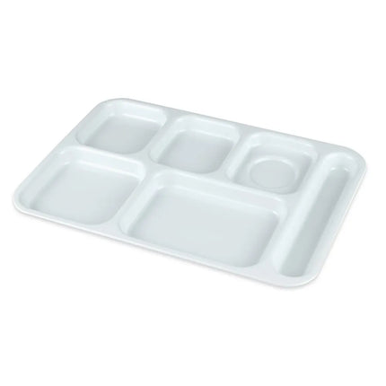 Khay Nhựa Hình Chữ Nhật GET TR-153-W 6 Ngăn, 36.8 x 25.4 cm, Trắng