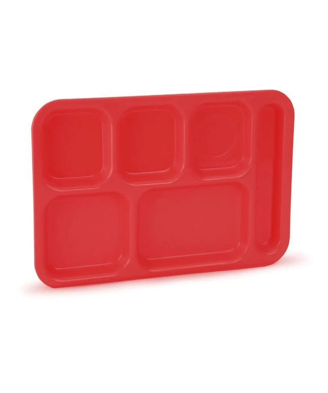 Khay Nhựa Hình Chữ Nhật Vollrath 2615-02 6 Ngăn 34.9 x 24.8 cm Màu Đỏ