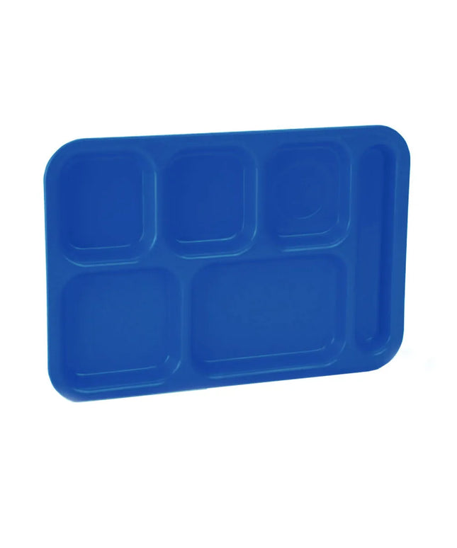 Khay Nhựa Hình Chữ Nhật Vollrath 2615-104 6 Ngăn 34.9 x 24.8 cm Màu Xanh Dương