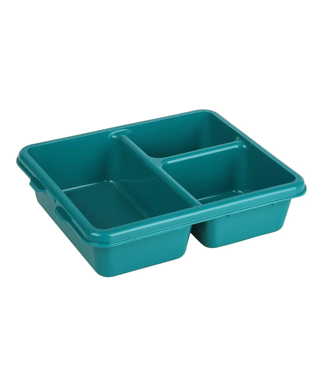 Khay Nhựa Phục Vụ Bữa Ăn Cambro 9113CP414 3 Ngăn 22.5 x 27.1 cm Màu Teal