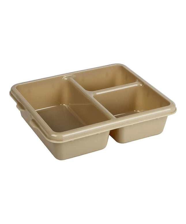 Khay Nhựa Phục Vụ Bữa Ăn Cambro 9113CW133 3 Ngăn 22.9 x 27.9 cm Màu Be