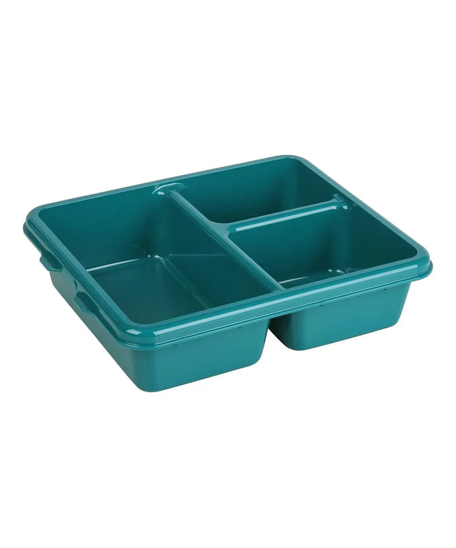 Khay Nhựa Phục Vụ Bữa Ăn Cambro 9113CW414 3 Ngăn 22.9 x 27.9 cm Màu Xanh Mòng Két
