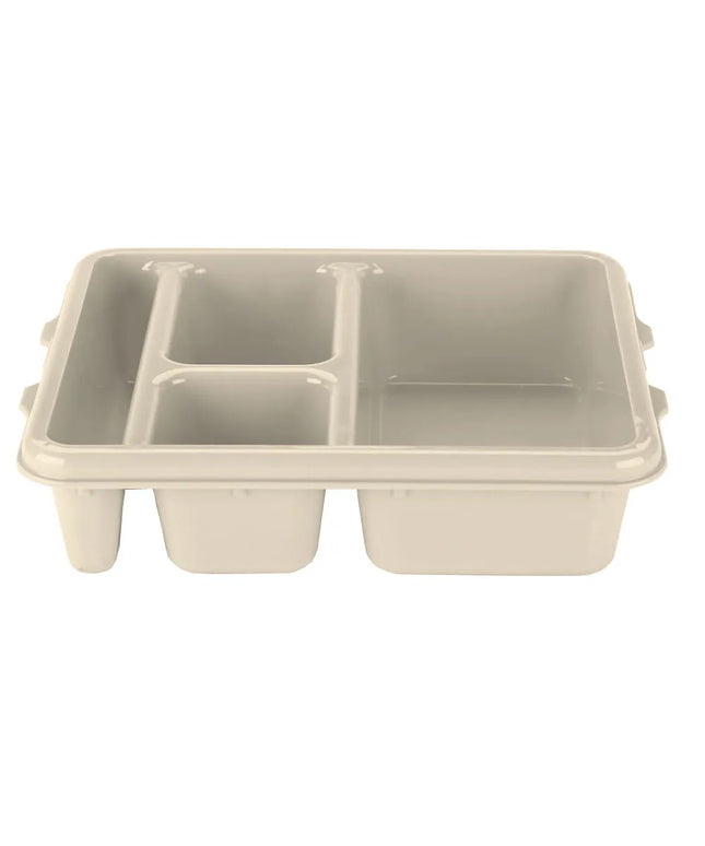 Khay Nhựa Phục Vụ Bữa Ăn Cambro 9114CP161 4 Ngăn 22.7 x 27.3 cm Màu Tan
