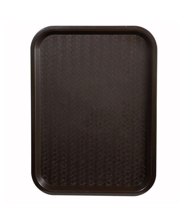 Khay Nhựa Thức Ăn Nhanh Winco FFT-1014B 35.6 cm x 25.4 cm Màu Nâu