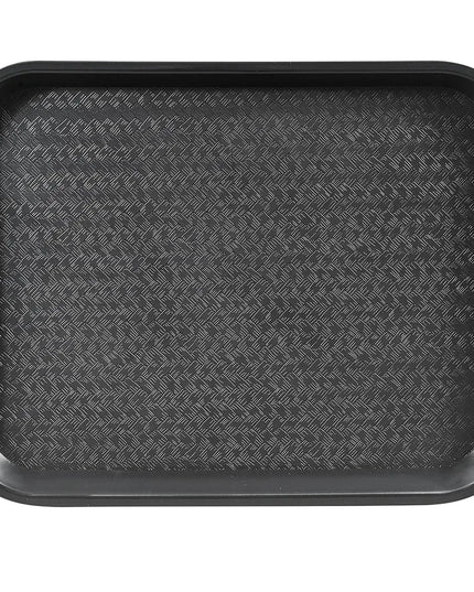 Khay Nhựa Thức Ăn Nhanh Winco FFT-1216K 40.6 cm x 30.5 cm Màu Đen