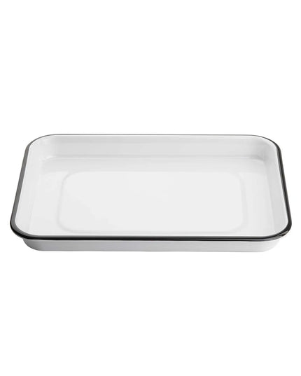 Khay Nướng Chữ Nhật Cỡ 1/4 Tablecraft 11669, Nhựa Melamine, Màu Trắng