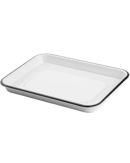 Khay Nướng Chữ Nhật Cỡ 1/4 Tablecraft 11669, Nhựa Melamine, Màu Trắng