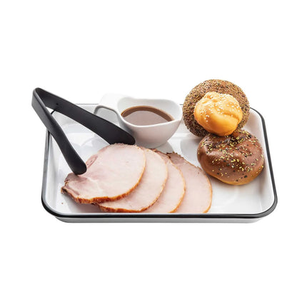 Khay Nướng Chữ Nhật Cỡ 1/4 Tablecraft 11669, Nhựa Melamine, Màu Trắng