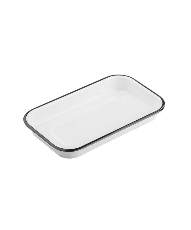 Khay Nướng Chữ Nhật Cỡ 1/8 Tablecraft 11671, Nhựa Melamine, Màu Trắng
