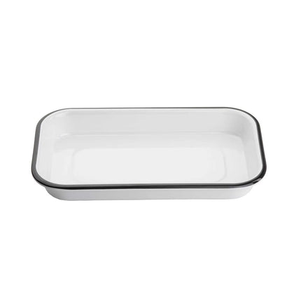 Khay Nướng Chữ Nhật Cỡ 1/8 Tablecraft 11671, Nhựa Melamine, Màu Trắng