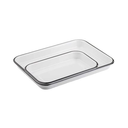 Khay Nướng Chữ Nhật Cỡ 1/8 Tablecraft 11671, Nhựa Melamine, Màu Trắng