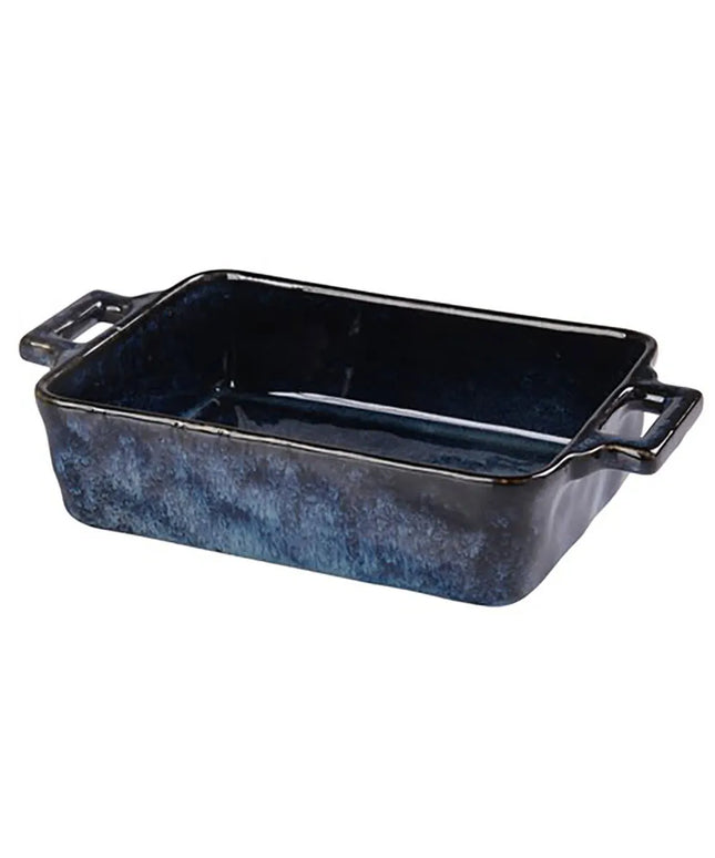 Khay Nướng Chữ Nhật Có Tay Cầm Yanco BL-912 2071 ml - Gốm Blue Star
