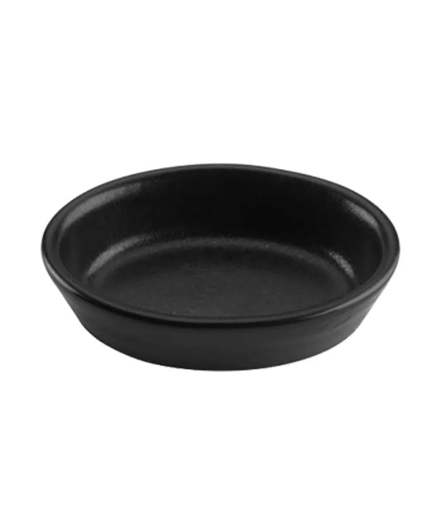 Khay Nướng Fort Pitt Foundry Bầu Dục Hall China HL5710AFCA 295 ml Sứ Đen