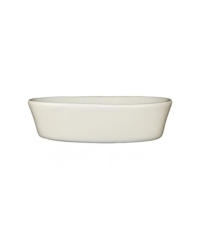 Khay Nướng Lò ITI OB-7 Hình Oval 414 ml - Gốm Trắng American White