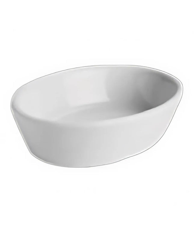 Khay Nướng Oval Fort Pitt Hall China HL570343ABWA 237 ml Sứ Trắng Sáng