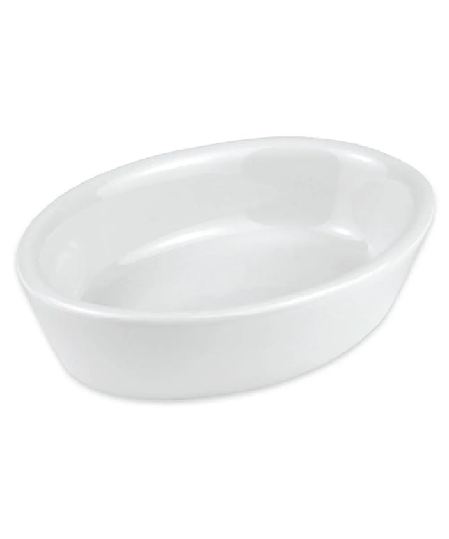 Khay Nướng Oval Hall China 5700ABWA 177 ml Sứ Trắng Sáng