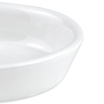 Khay Nướng Oval Hall China 5700ABWA 177 ml Sứ Trắng Sáng