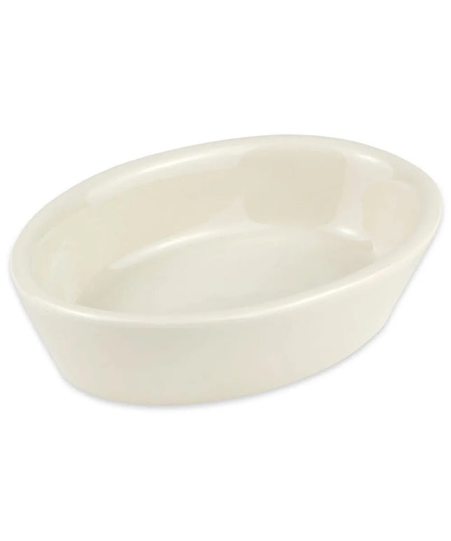 Khay Nướng Oval Hall China 5700AWHA 177 ml Sứ Trắng