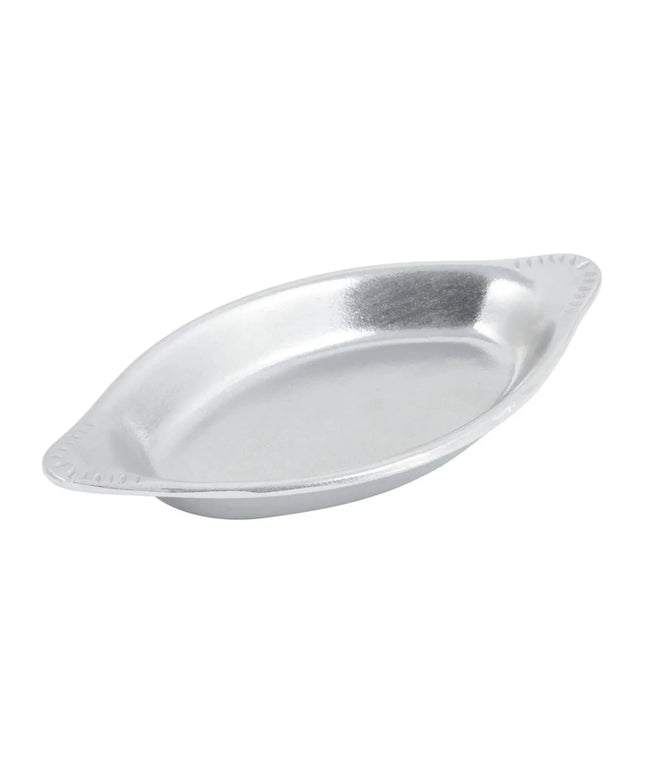 Khay Nướng Rarebit Bon Chef 5035 Hình Oval 237 ml - Nhôm Lớp Mạ Pewter-Glo