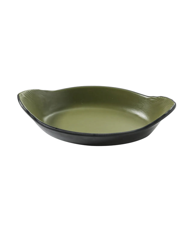 Khay Nướng Rarebit Yanco BM-608GR Hình Oval 22.2 cm x 12.7 cm - Melamine Xanh Lá