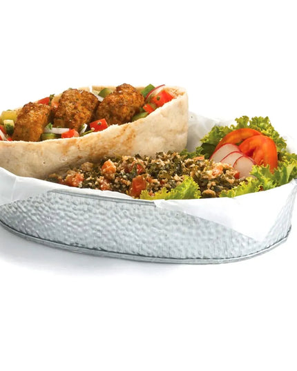 Khay Oval Bữa Ăn Tablecraft GP96 24.1 x 15.2 cm, Thép Mạ Kẽm