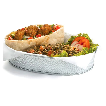 Khay Oval Bữa Ăn Tablecraft GP96 24.1 x 15.2 cm, Thép Mạ Kẽm