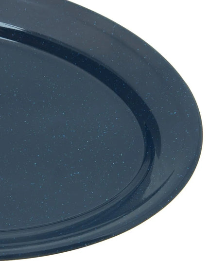 Khay Oval Melamine Dallas Ware Carlisle 4356035 30.5 cm x 21.6 cm, Cafe Blue