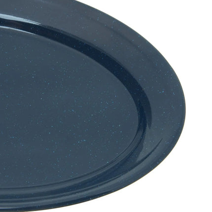 Khay Oval Melamine Dallas Ware Carlisle 4356035 30.5 cm x 21.6 cm, Cafe Blue