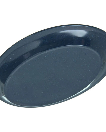 Khay Oval Melamine Dallas Ware Carlisle 4356035 30.5 cm x 21.6 cm, Cafe Blue