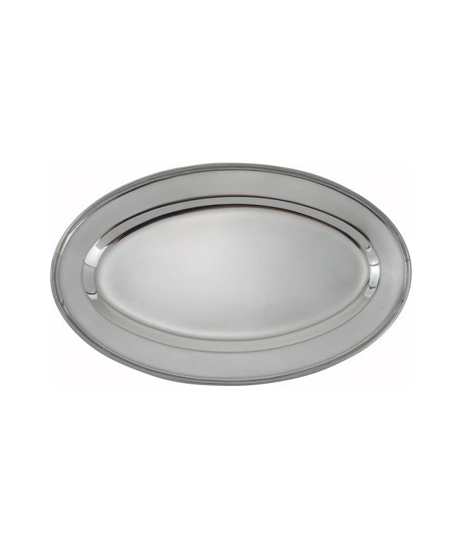 Khay Oval Winco OPL-14 35.6 x 22.2 cm, Thép Không Gỉ