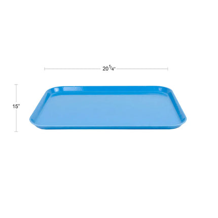 Khay Phục Vụ Cambro 1520CL142 Sợi Thủy Tinh Camlite® 51.4 x 38.1 cm Xanh Dương