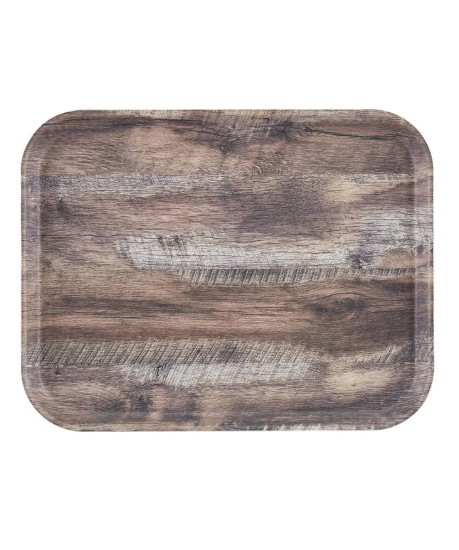Khay Phục Vụ Chữ Nhật Cambro 1216DCET825 Camtray 40.6 x 30.5 cm - Fiberglass, Màu Dark Oak