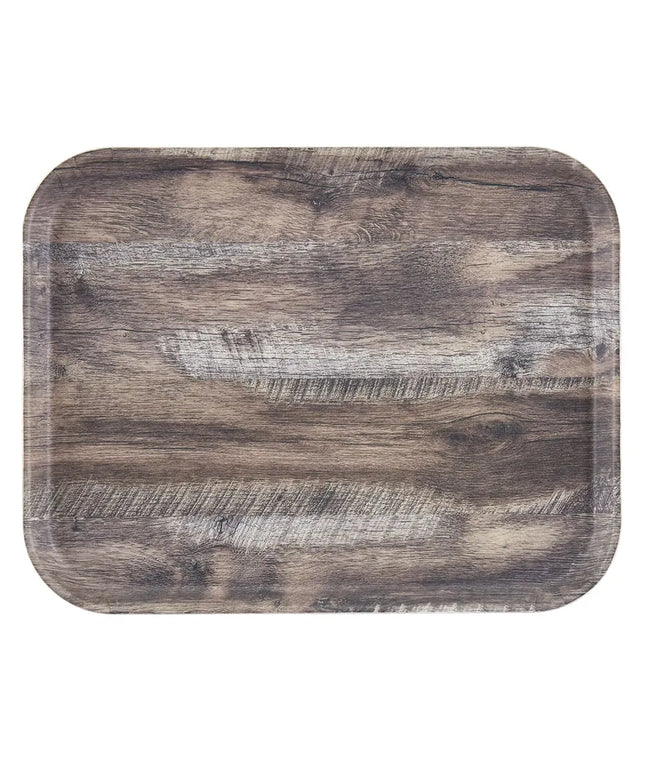 Khay Phục Vụ Chữ Nhật Cambro 1418DCET825 EpicTread™ Camtray 35.6 x 45.7 cm - Fiberglass, Màu Dark Oak