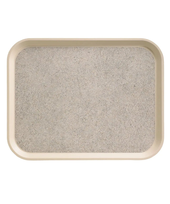 Khay Phục Vụ Chữ Nhật Cambro 1418VC380 Versa Camtray 35.6 x 45.7 cm - Fiberglass, Màu Ivory/Sahara