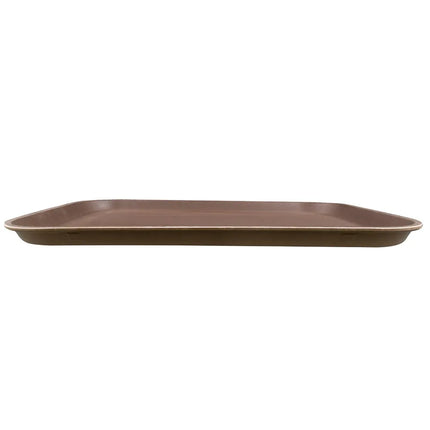Khay Phục Vụ Chữ Nhật Camtread Cambro 1418CT138 35.6x45.7 cm, Sợi Thủy Tinh, Màu Tavern Tan