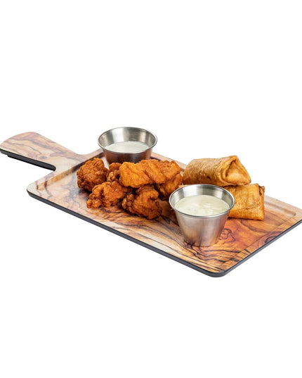 Khay Phục Vụ Chữ Nhật Tablecraft 11182 30.5 x 17.8 cm, Melamine, Vân Gỗ Olive