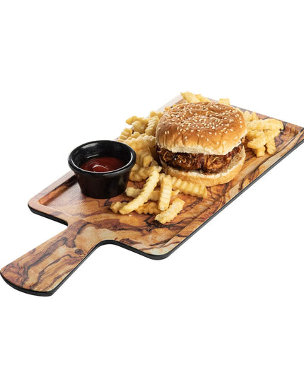 Khay Phục Vụ Chữ Nhật Tablecraft 11182 30.5 x 17.8 cm, Melamine, Vân Gỗ Olive