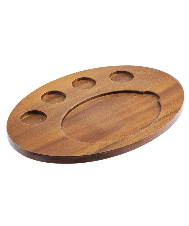 Khay Phục Vụ Fajita Bầu Dục Tablecraft 10710 43 x 31 cm, Gỗ Keo