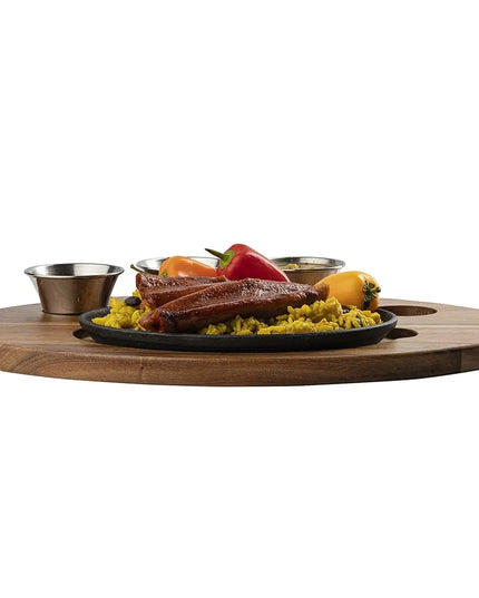 Khay Phục Vụ Fajita Bầu Dục Tablecraft 10710 43 x 31 cm, Gỗ Keo