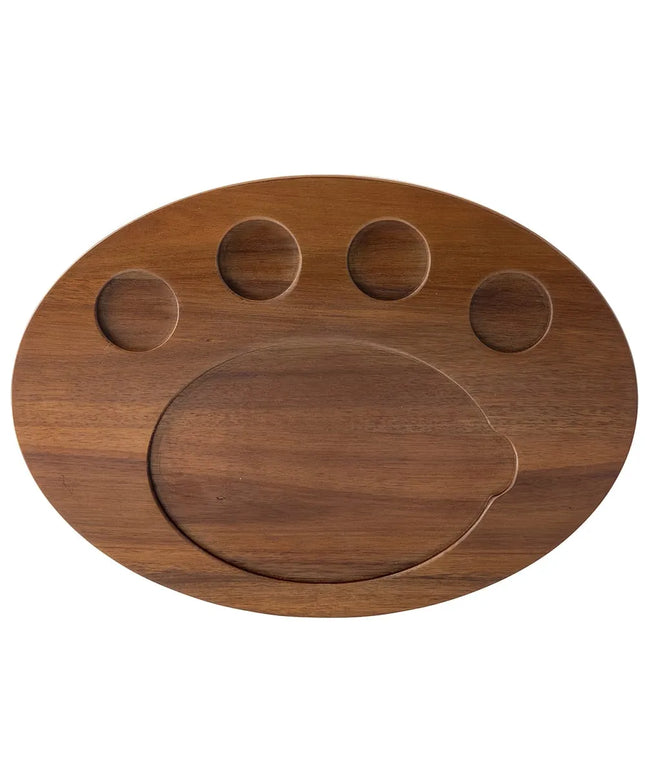 Khay Phục Vụ Fajita Bầu Dục Tablecraft 10710 43 x 31 cm, Gỗ Keo