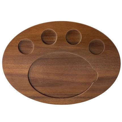Khay Phục Vụ Fajita Bầu Dục Tablecraft 10710 43 x 31 cm, Gỗ Keo