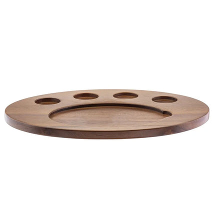 Khay Phục Vụ Fajita Bầu Dục Tablecraft 10710 43 x 31 cm, Gỗ Keo