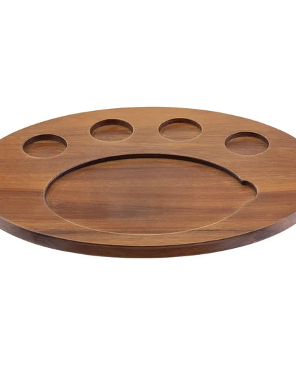 Khay Phục Vụ Fajita Bầu Dục Tablecraft 10710 43 x 31 cm, Gỗ Keo