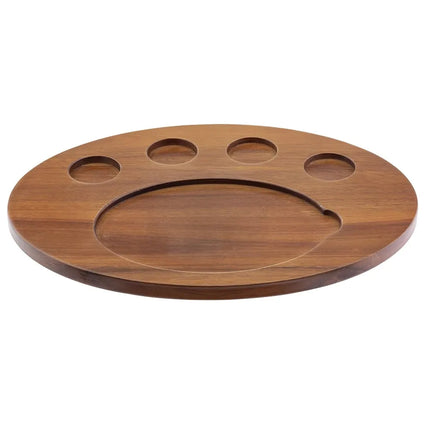 Khay Phục Vụ Fajita Bầu Dục Tablecraft 10710 43 x 31 cm, Gỗ Keo