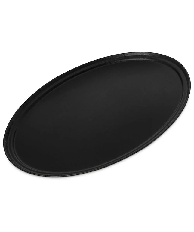 Khay Phục Vụ Hình Oval Carlisle Griptite™ 2 3100GR2004 78.7 x 61 cm - Sợi Thủy Tinh, Màu Đen