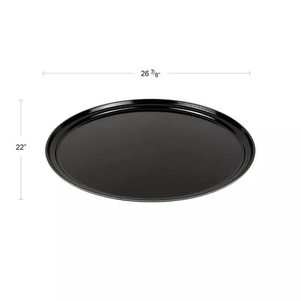 Khay Phục Vụ Oval Cambro 2500110 Camtray 48.9x61 cm, Fiberglass, Đen
